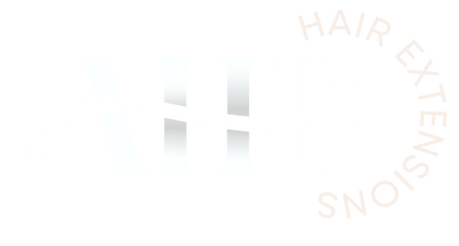 White logo with text on a white background